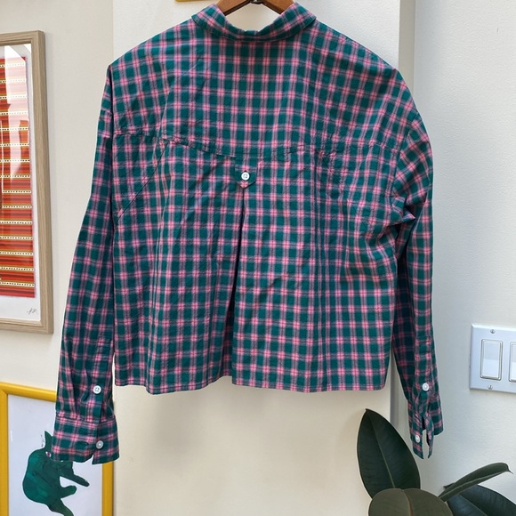 Madewell crop signature poplin shirt - Picture 4 of 7